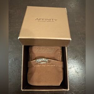 Multicolored Diamond, 925 stamped Silver Ring